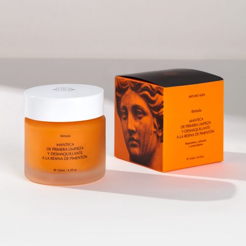 MANTECA DE PRIMERA LIMPIEZA Y DESMAQUILLANTE A LA RESINA DE PIMENTÓN